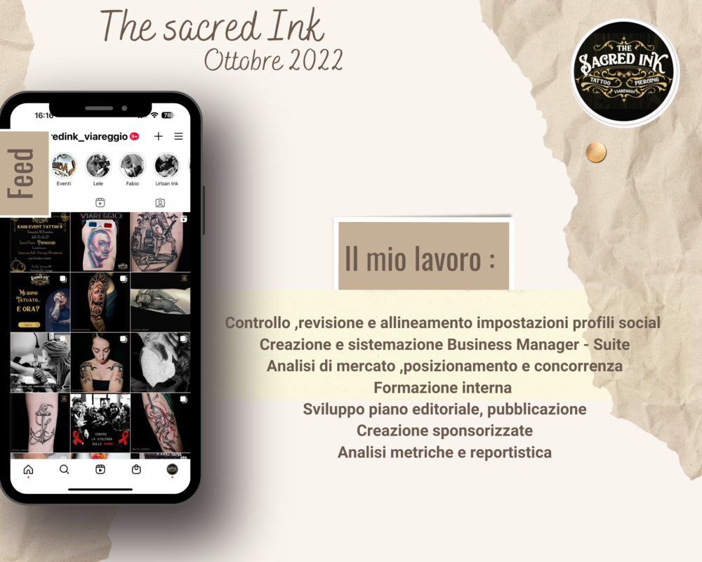 sacred ink tattoo viareggio